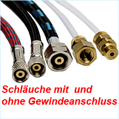 mit und ohne Gewinde