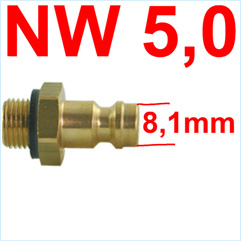 NW5,0mm - Airbrushkompressoren