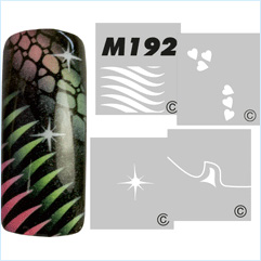 Selbstklebende DesignMask für Nailart