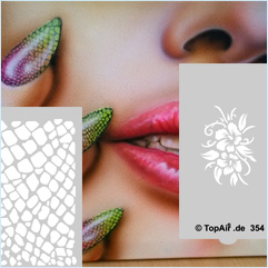 Selbstklebende SuperDesignMask für Nailart