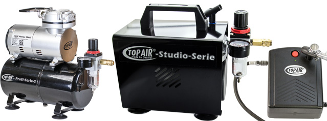 Airbrush-Kompressoren in Profiqualität