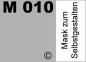Preview: TopAir®-DesignMask neutral M 010 selbstklebend - Made by Geckler