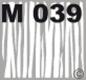 Preview: M 039 selbstklebend - Made by Geckler
