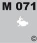Preview: M 071 selbstklebend - Made by Geckler