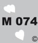 Preview: M 074 selbstklebend - Made by Geckler
