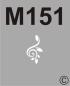 Preview: M 151 selbstklebend - Made by Geckler