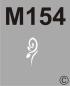 Preview: M 154 selbstklebend - Made by Geckler