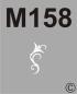 Preview: M 158 selbstklebend - Made by Geckler