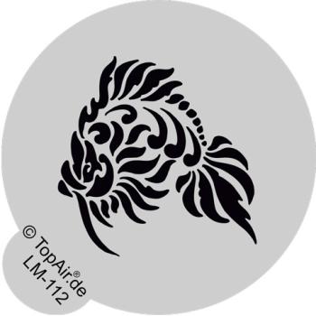 Tortenschablone Rund LM112 Fisch