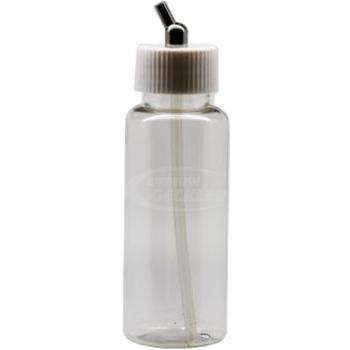 Leerflasche klar 110 ml mit Metall-Adapter zum Anstecken an Saugbecherpistolen