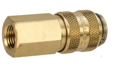 Schnellkupplung 5,0 mm mit 1/8" Innengewinde made in Germany