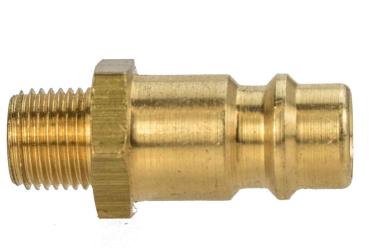 Stecknippel 1/8" Aussengewinde / 7,2 mm Made in Germany