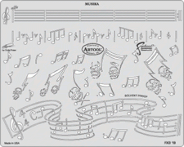 Artool Schablone FH-FX3-19 Musika