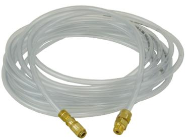 Luftschlauch klar, 5 mtr, 1/8" AG, mit Schnellkupplung