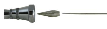 TopAir S-150, Saugbecherpistole 0,50mm mit Steckdüsensystem. Eine Profi-Airbrush