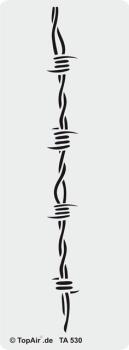 TA-530 Stacheldraht breit, aus dünnem, strapazierfähigem Kunststoff    © TopAir