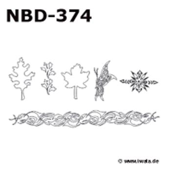 Medea BodyArt Schablone NBD-374