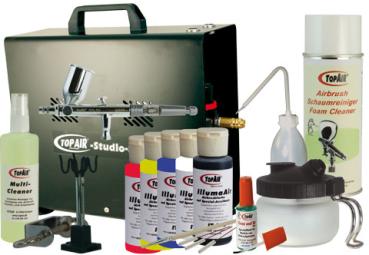 Airbrush-Komplettset Profi Custom 350 mit Ventus V4 Kompressor