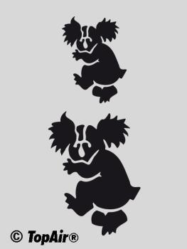 Schablone TA-266 Koala aus dünnem, strapazierfähigem Kunststoff    © TopAir