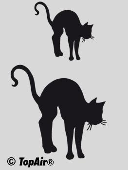 Schablone TA-269 Katze aus dünnem, strapazierfähigem Kunststoff    © TopAir