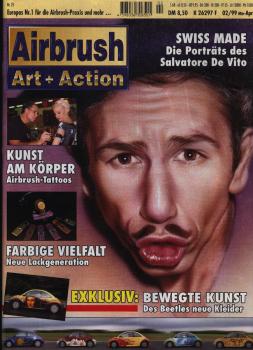 Fachzeitschrift AirbrushArt+Action März-April 99 #25