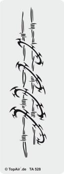 TA-528 Stacheldraht aus dünnem, strapazierfähigem Kunststoff    © TopAir