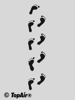 TA-524 Füsse aus dünnem, strapazierfähigem Kunststoff    © TopAir