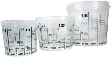 Farbmischbecher 0,750 ltr mit Meßscala