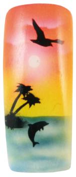 TopAir®-DesignMask M 06-5 Südsee Packung mit 5 verschieden Motiven - Made by Geckler