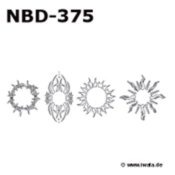 Medea BodyArt Schablone NBD-375
