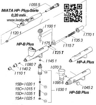 I 140 2 Düsenkappe 0,2 mm für HP