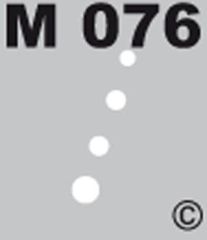 M 076 selbstklebend - Made by Geckler