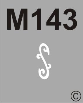 M 143 selbstklebend - Made by Geckler