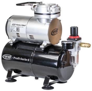 Kompressor TopAir®-Ventus V20-ST, Vollautomat mit Lufttank, ölfrei - das Profigerät für 1 Arbeitsplatz