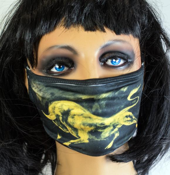 Designer Mund-Nasenschutz MNS082 Stier