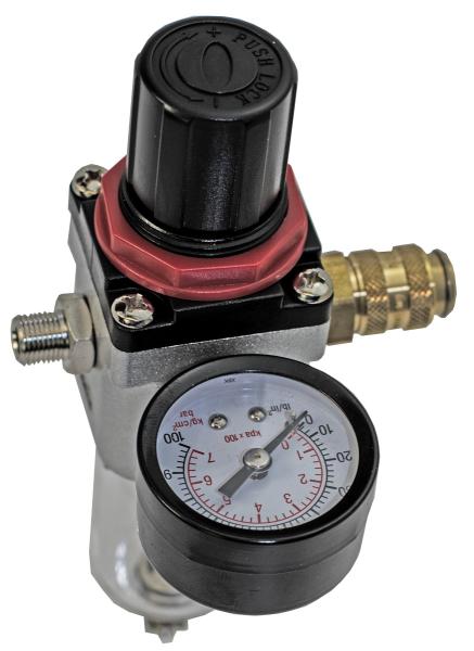 Druckminderer mit 1/8" Aussengewinde, Schnellkupplung NW 5,0mm