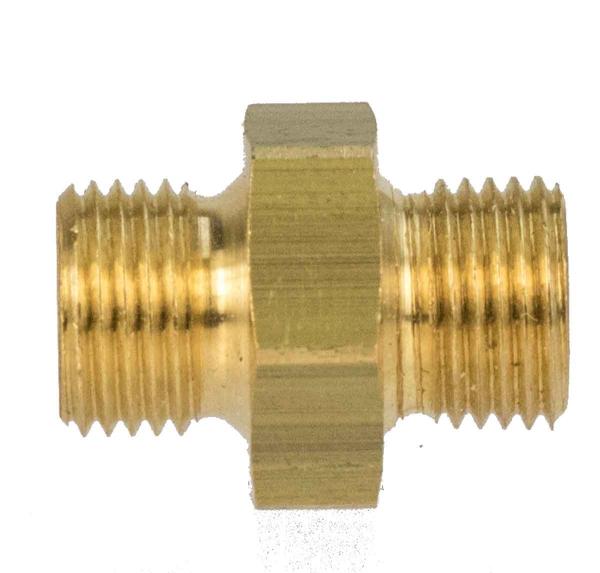 Doppelnippel 1/8" Aussengewinde beidseitig