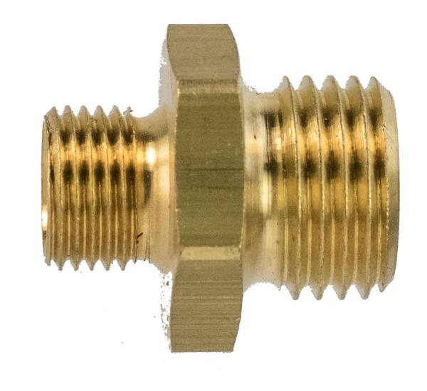 Doppelnippel 1/8 / 1/4" Aussengewinde