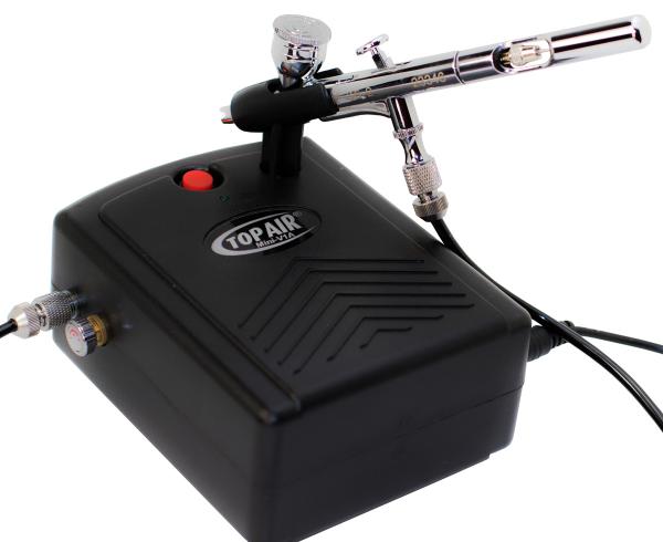 Komplettset Mini mit Kompressor Mini V1A und Airbrush 35
