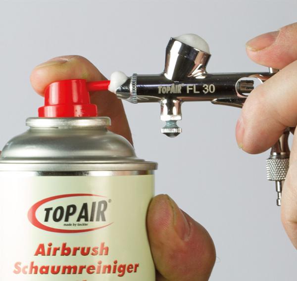 Schaum Reiniger mit hoher Lösekraft zur perfekten Airbrush-Reinigung, 400 ml Spray, Neue Version