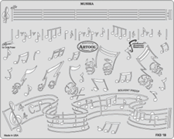 Artool Schablone FH-FX3-19 Musika