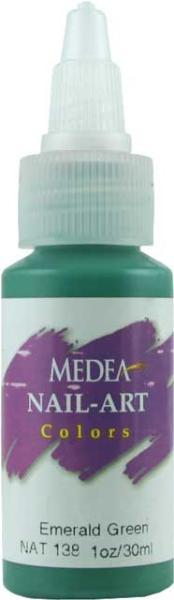 NAT-138 NailArt Farbe 30 ml Emerald Green