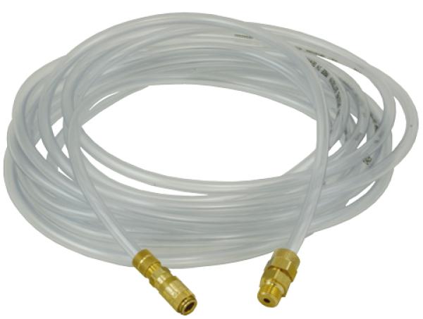 Luftschlauch klar, 5 mtr, 1/8" AG, mit Schnellkupplung