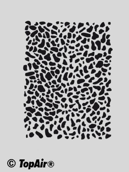 Schablone TA-333 aus dünnem, strapazierfähigem Kunststoff    © TopAir