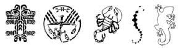 Medea BodyArt Schablone NBD-357