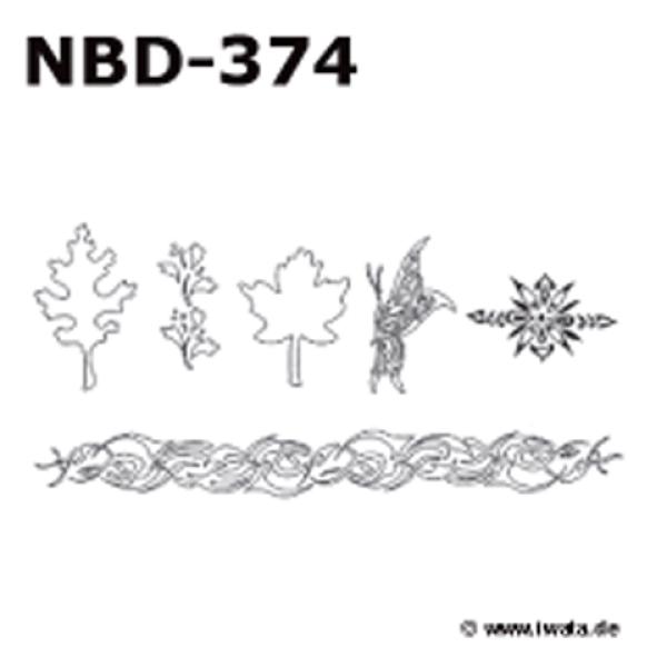 Medea BodyArt Schablone NBD-374
