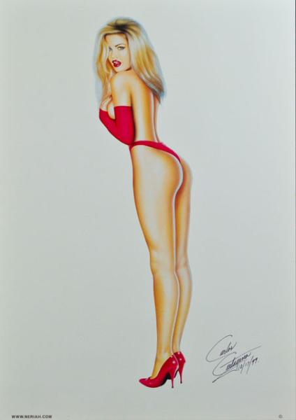 Neriah - Kunstdruck von Carlos Cartagena handsigniert
