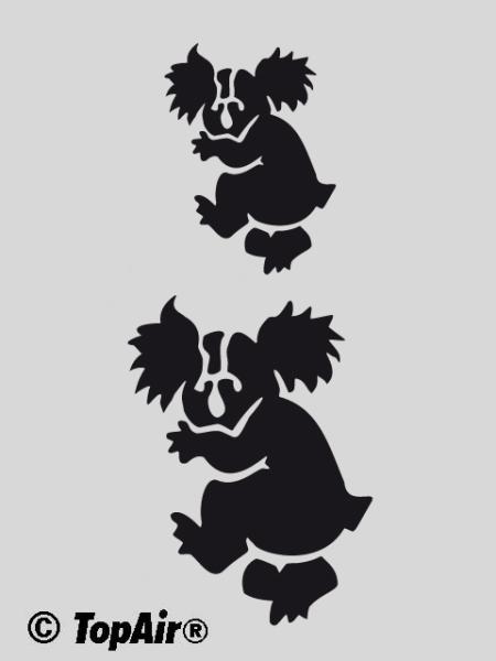 Schablone TA-266 Koala aus dünnem, strapazierfähigem Kunststoff    © TopAir