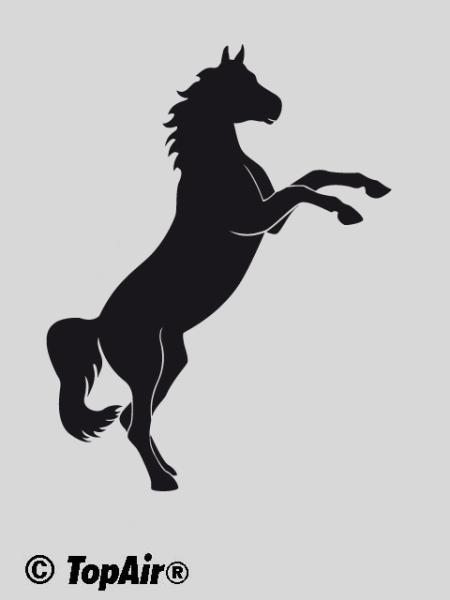 Schablone TA-272 Pferd aus dünnem, strapazierfähigem Kunststoff    © TopAir