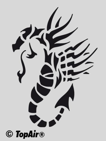 TA-296 Drache aus dünnem, strapazierfähigem Kunststoff    © TopAir